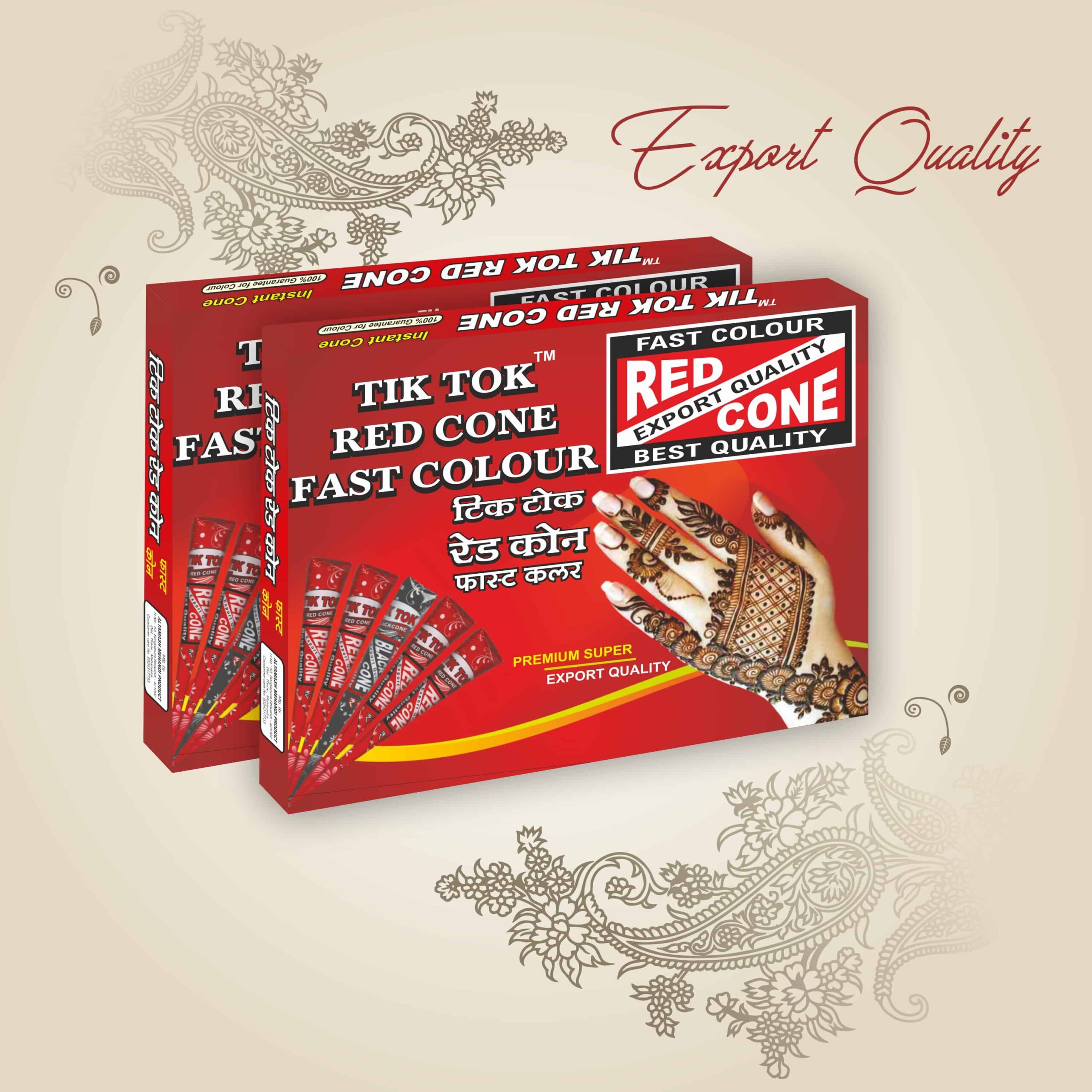 Tiktok Red Cone Fast Color